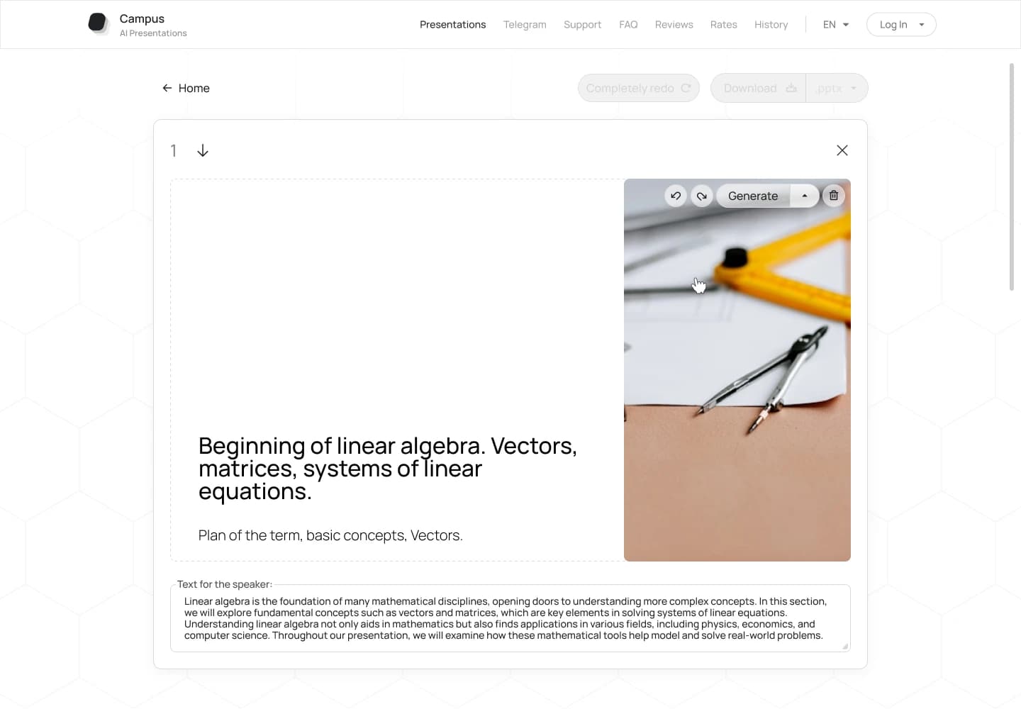 Before: Editor Redesign